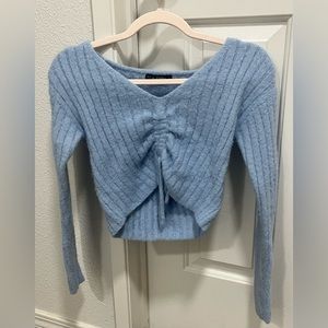 Cropped sweater size small